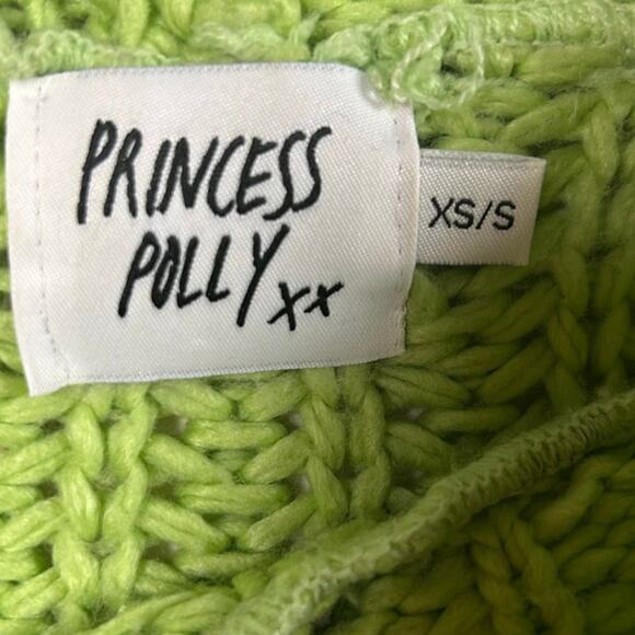 Princess Polly Green Knit Sweater size XS/S - Picture 5 of 8
